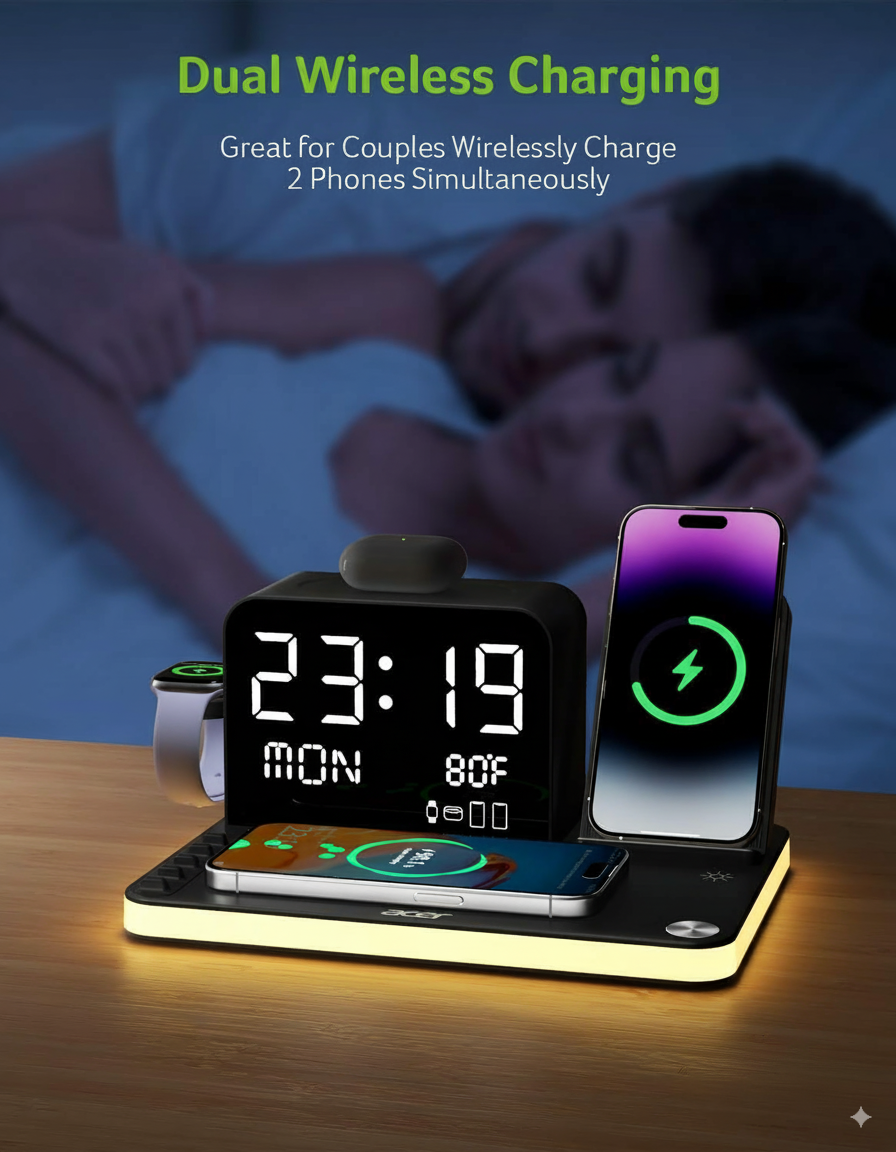Energo 7-in-1 Wireless Charging Station